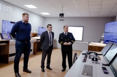 Игорь Морарь посетил морской центр «Океан»